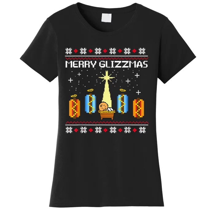 Merry Glizzmas Hot Ugly Christmas Women's T-Shirt