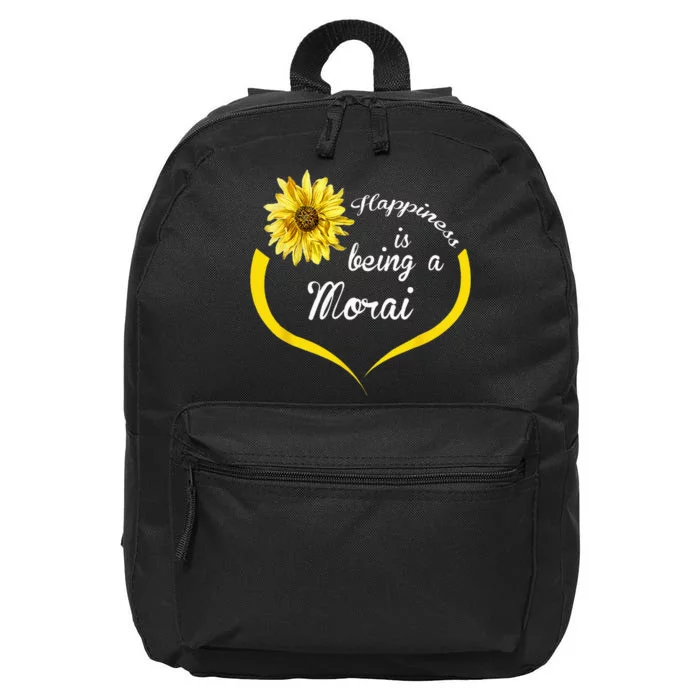 Morai Gift Happiness Is Being A Morai 16 in Basic Backpack