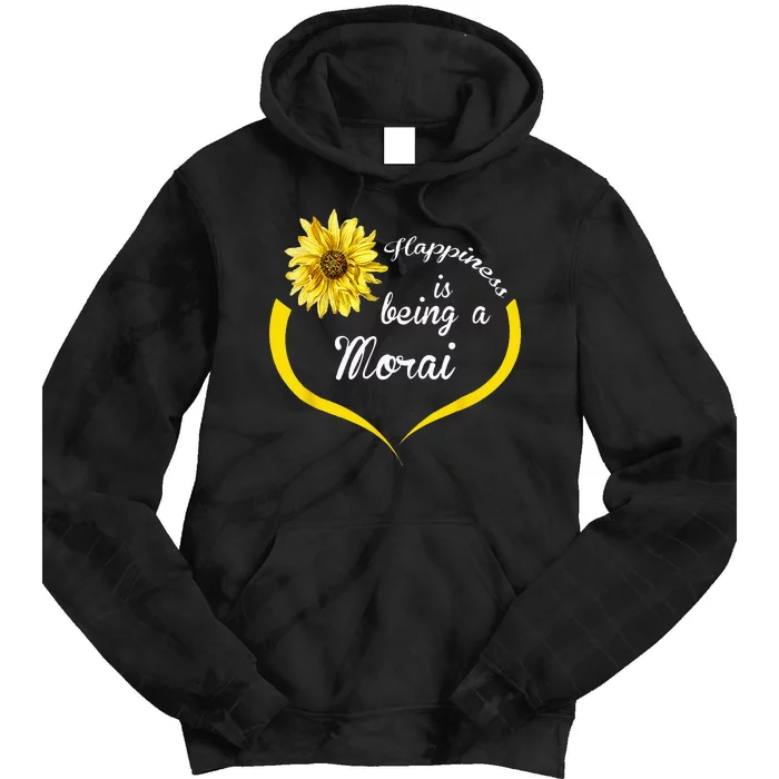 Morai Gift Happiness Is Being A Morai Tie Dye Hoodie