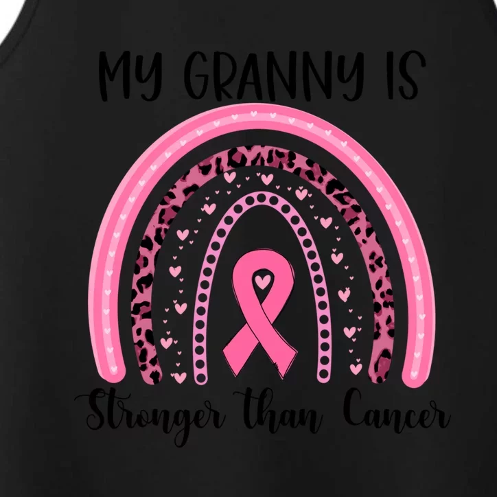 My Granny Is Stronger Than Cancer Breast Cancer Awareness Meaningful Gift Performance Tank