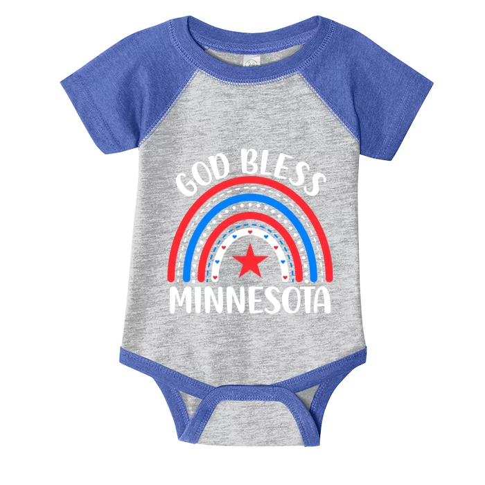 Minnesota Gift I Love Minnesota Usa Great Gift Infant Baby Jersey Bodysuit