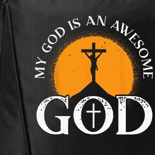 My God Is An Awesome God Prayer Christian ReligiousBible City Backpack