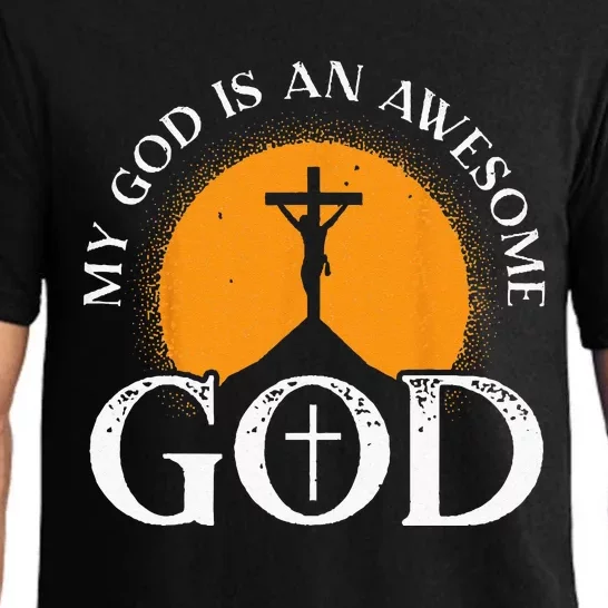 My God Is An Awesome God Prayer Christian ReligiousBible Pajama Set