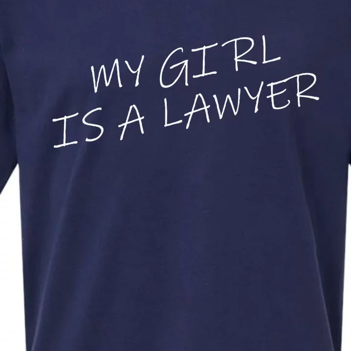 My Girl Is A Lawyer Tattoo For Girlfriends Sueded Cloud Jersey T-Shirt