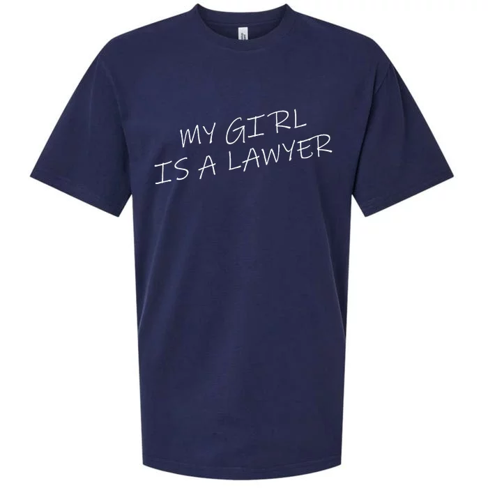 My Girl Is A Lawyer Tattoo For Girlfriends Sueded Cloud Jersey T-Shirt