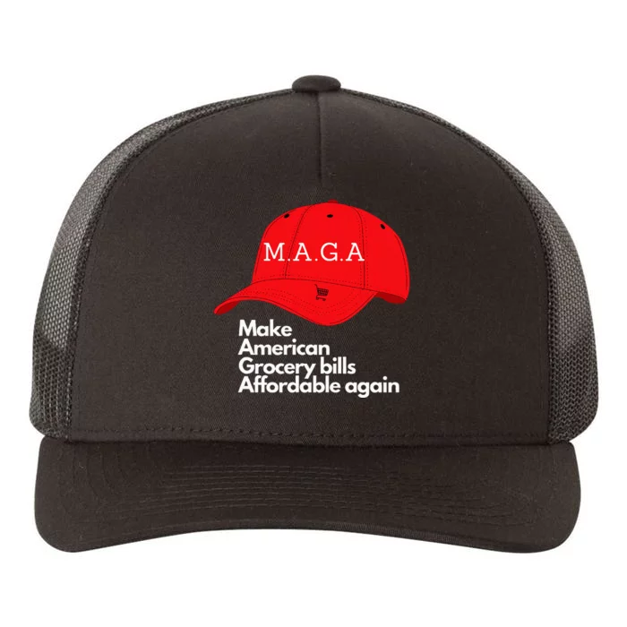 Maga Grocery Inflation Cost Of Living Yupoong Adult 5-Panel Trucker Hat