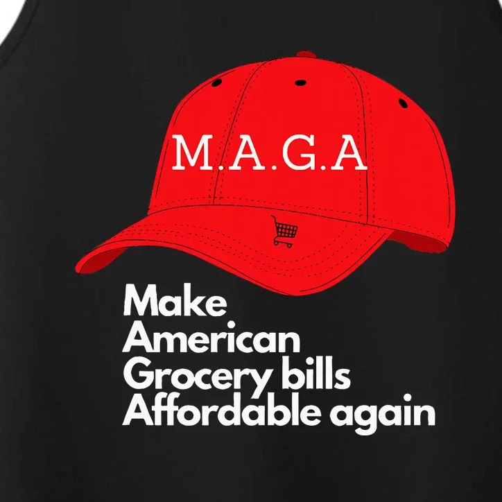 Maga Grocery Inflation Cost Of Living Performance Tank