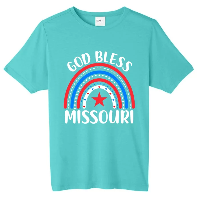 Missouri Gift I Love Missouri Usa Gift ChromaSoft Performance T-Shirt