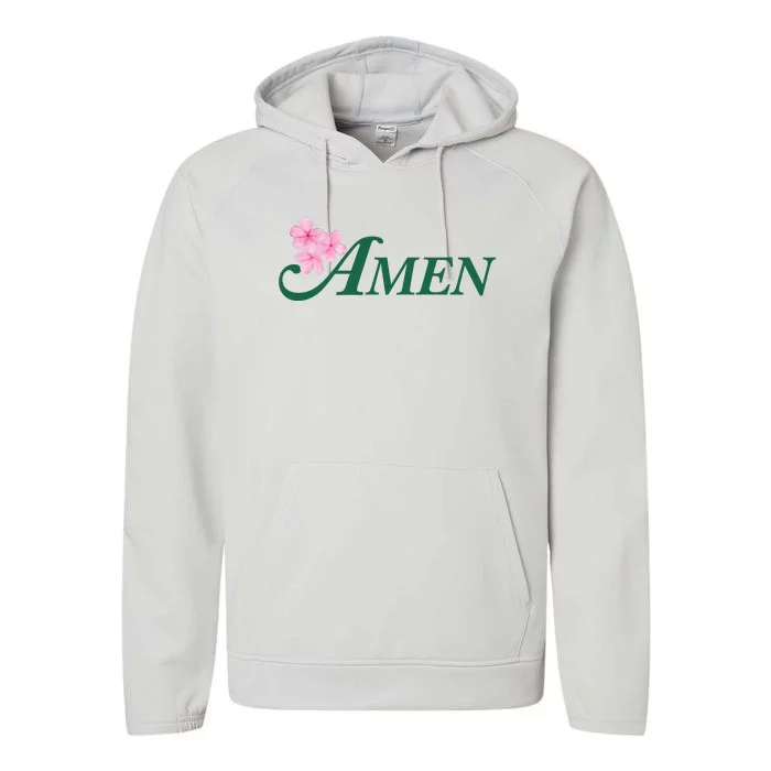 Masters Golf Inspired Tournament Performance Fleece Hoodie