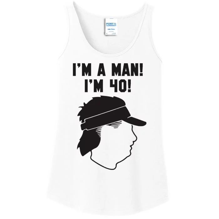 Mike Gundy IM A Man! IM 40! Ladies Essential Tank