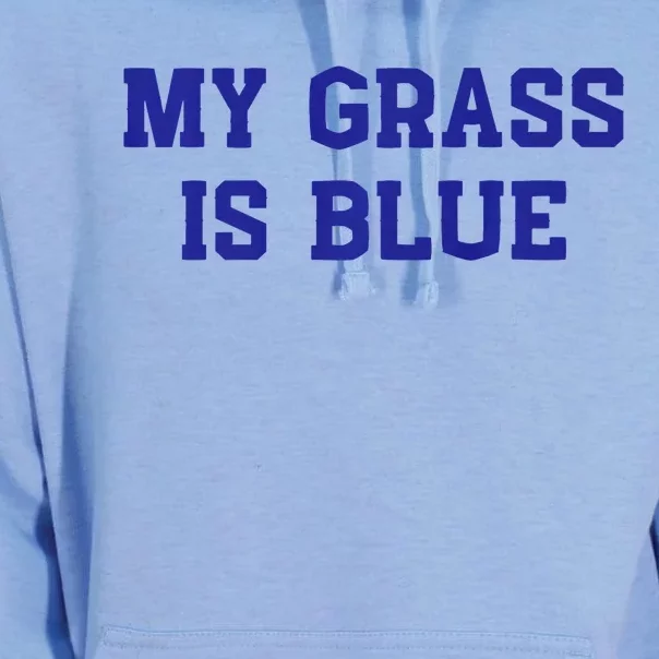 My Grass Is Blue Unisex Surf Hoodie