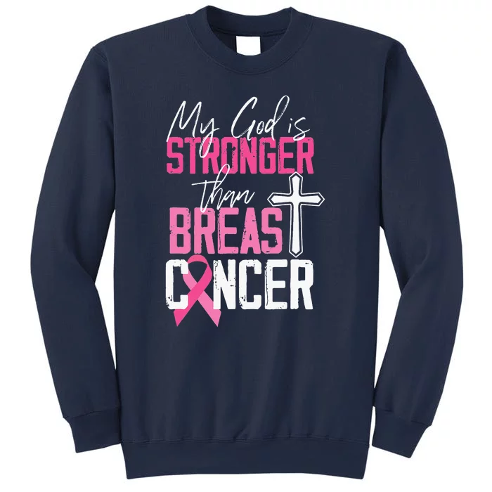 My God Is Stronger Than World Cancer Awareness Sweatshirt