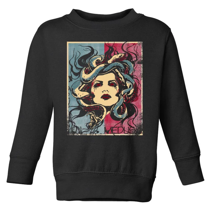 Mythology Gorgon In Greek Mythology Medusa Toddler Sweatshirt