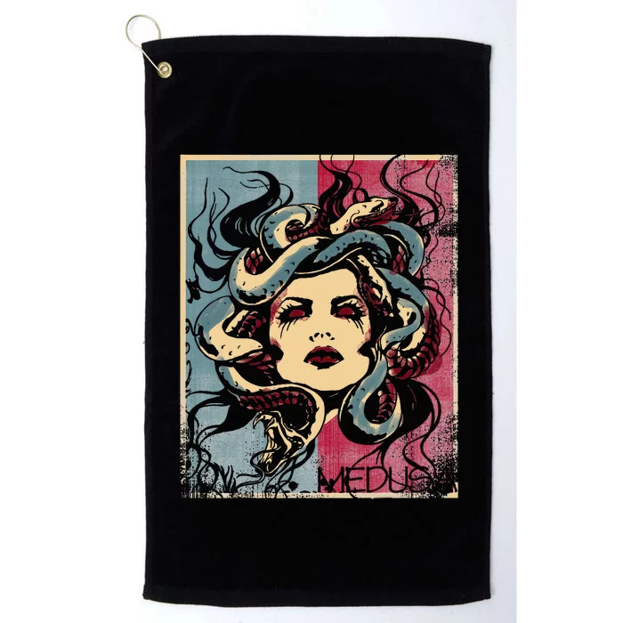 Mythology Gorgon In Greek Mythology Medusa Platinum Collection Golf Towel