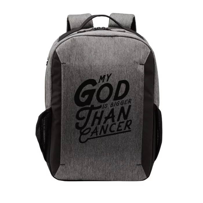 My God Is Bigger Than Cancer Christian Easter Bible Gift Vector Backpack