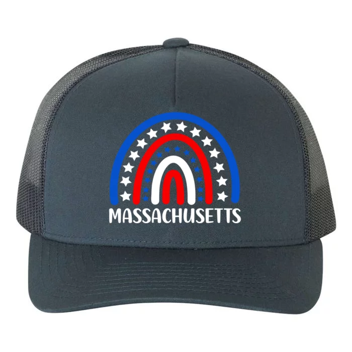 Massachusetts Gift I Love Massachusetts Usa Gift Yupoong Adult 5-Panel Trucker Hat