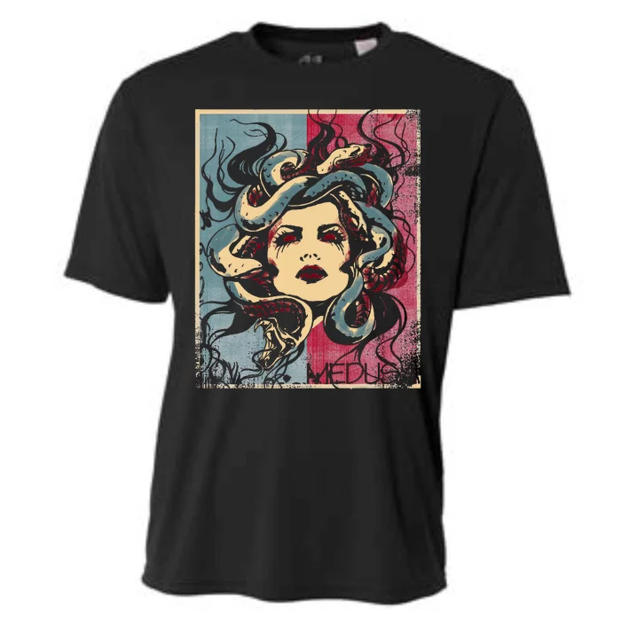 Mythology Gorgon In Greek Mythology Medusa Cooling Performance Crew T-Shirt