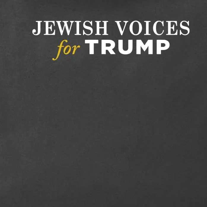 Maga Gear Jewish Voices For Trump Zip Tote Bag