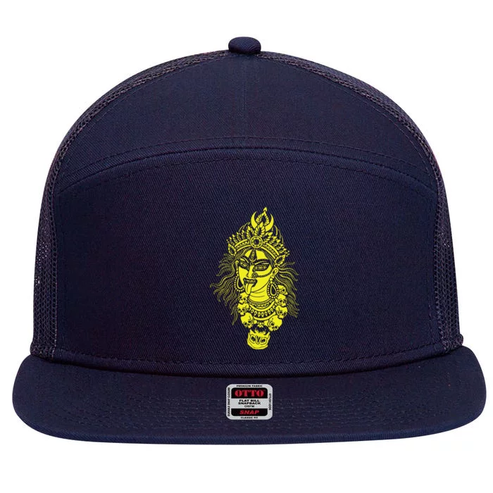 Mother Goddess Kali 7 Panel Mesh Trucker Snapback Hat