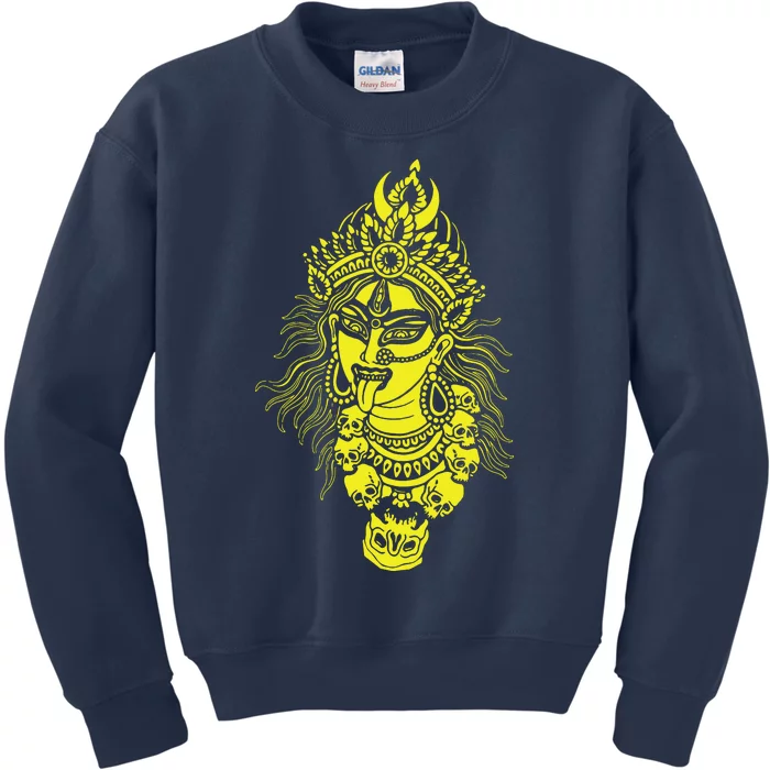 Mother Goddess Kali Kids Sweatshirt