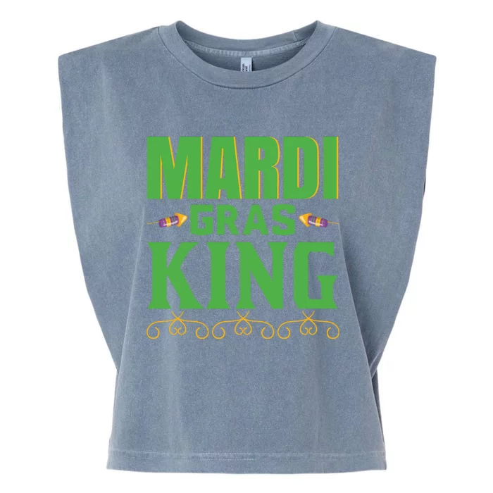 Mardi Gras King Garment-Dyed Women's Muscle Tee