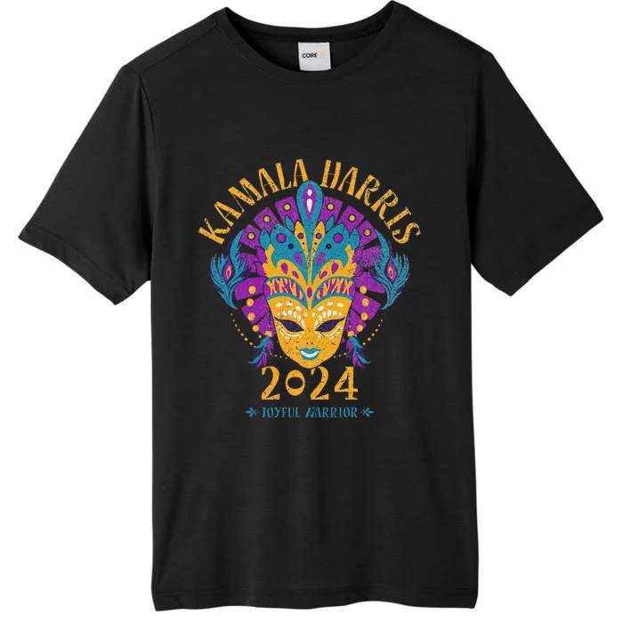 Mardi Gras Kamala Harris 2024 Harris Walz For President ChromaSoft Performance T-Shirt