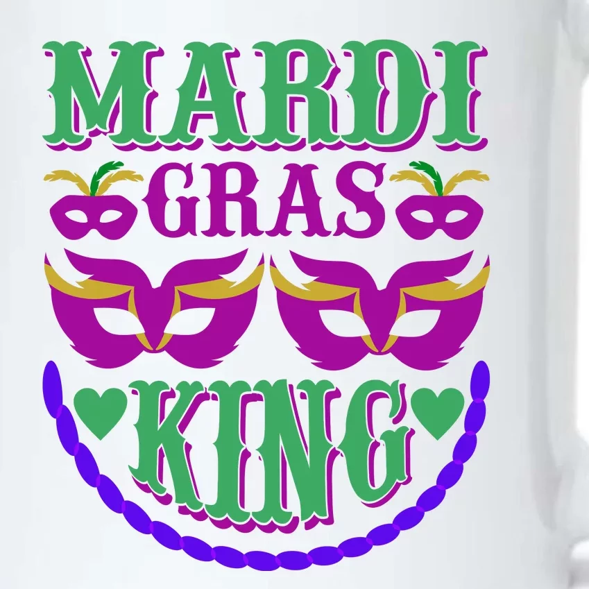 Mardi Gras King Black Color Changing Mug