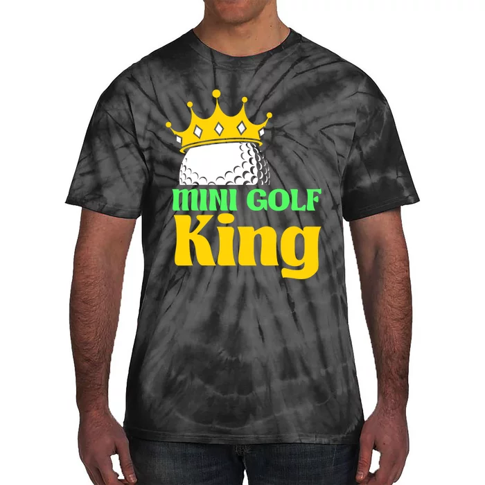 Mini Golf King Funny Mini Golf Player Tie-Dye T-Shirt