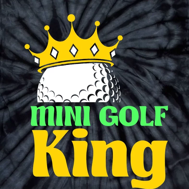 Mini Golf King Funny Mini Golf Player Tie-Dye T-Shirt