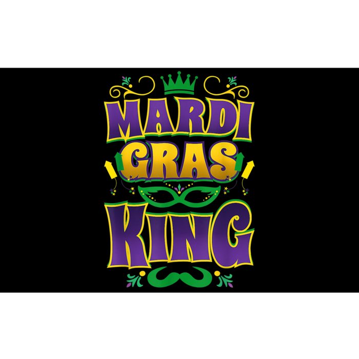 Mardi Gras King Fun Parade Mardi Gras Carnival Costume Party Bumper Sticker