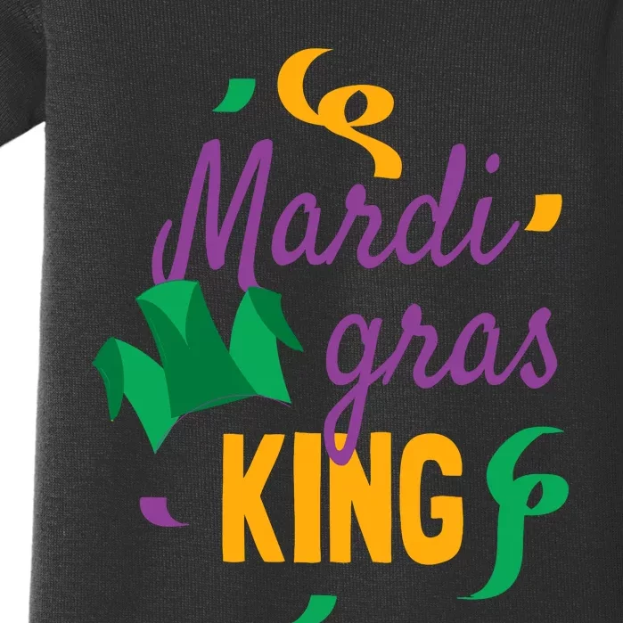 Mardi Gras King Baby Bodysuit