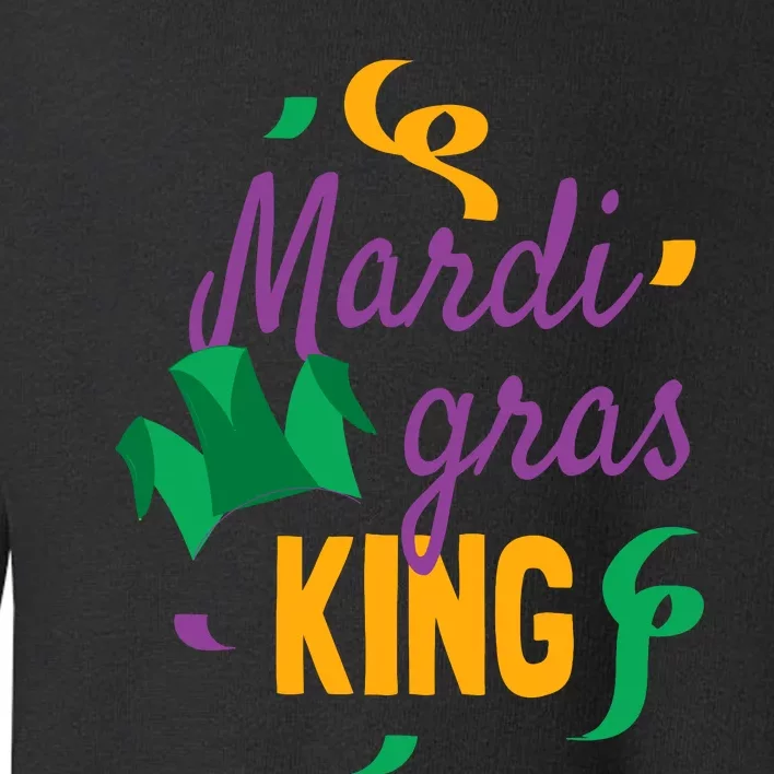 Mardi Gras King Toddler Sweatshirt