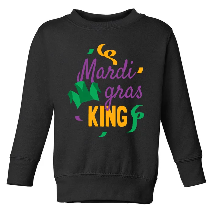 Mardi Gras King Toddler Sweatshirt