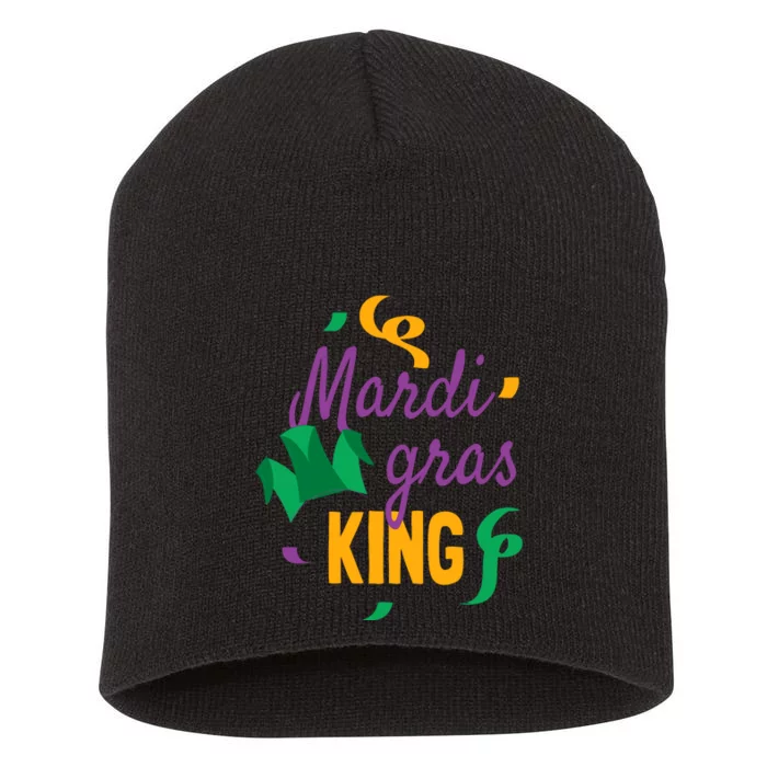 Mardi Gras King Short Acrylic Beanie