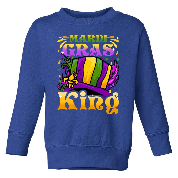 Mardi Gras King Gift Fun Parade Mardi Gras Party Gift Cool Gift Toddler Sweatshirt