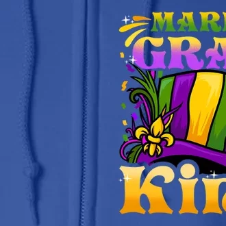 Mardi Gras King Gift Fun Parade Mardi Gras Party Gift Cool Gift Full Zip Hoodie