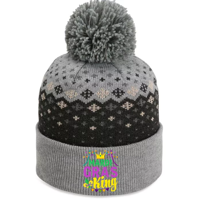 Mardi Gras King Funny Mardi Gras Festival Party Cute Gift The Baniff Cuffed Pom Beanie