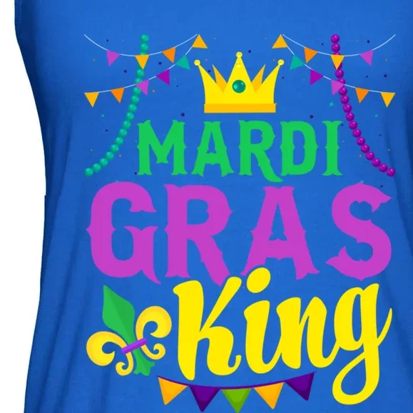 Mardi Gras King Funny Mardi Gras Festival Party Cute Gift Ladies Essential Flowy Tank