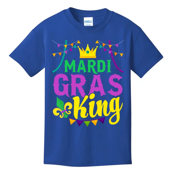 Mardi Gras King Funny Mardi Gras Festival Party Cute Gift Kids T-Shirt