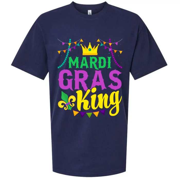 Mardi Gras King Funny Mardi Gras Festival Party Cute Gift Sueded Cloud Jersey T-Shirt