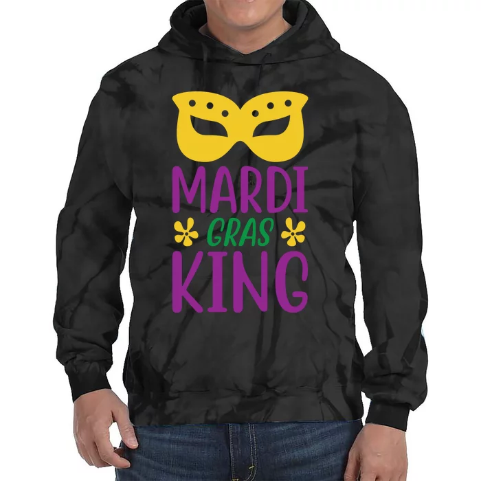 Mardi Gras King Tie Dye Hoodie