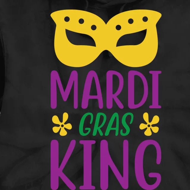 Mardi Gras King Tie Dye Hoodie