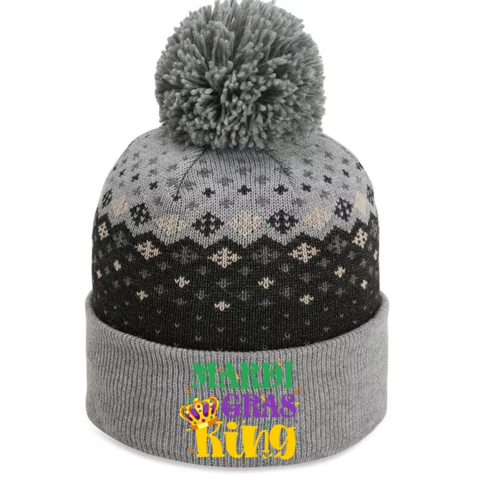 Mardi Gras King Crown Funny Mardi Gras Costume The Baniff Cuffed Pom Beanie