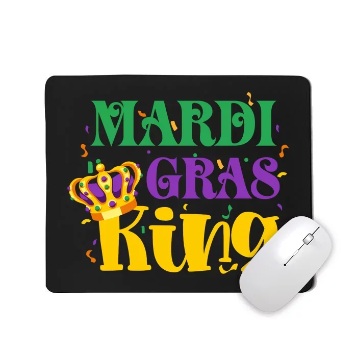 Mardi Gras King Crown Funny Mardi Gras Costume Mousepad