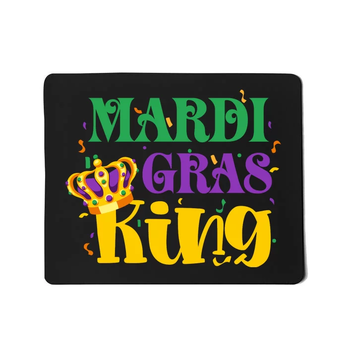 Mardi Gras King Crown Funny Mardi Gras Costume Mousepad