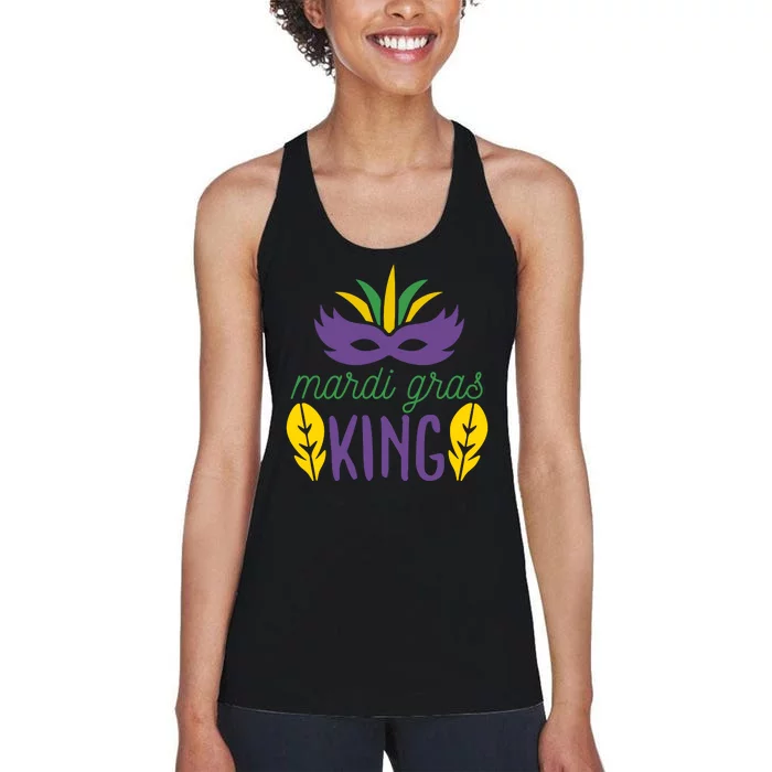 Mardi Gras King Women's Racerback Tank