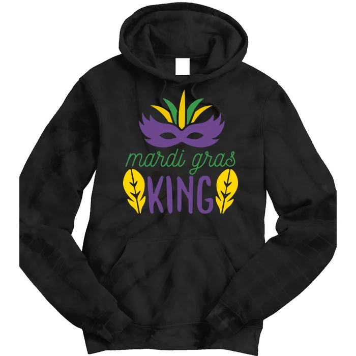 Mardi Gras King Tie Dye Hoodie