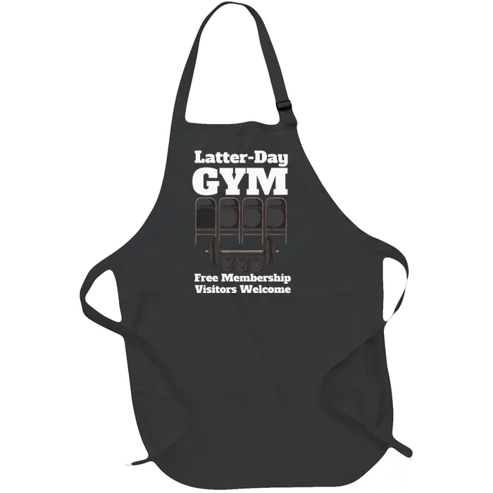 Mormons Gym LatterDay Gym LDS Missionary Full-Length Apron With Pocket