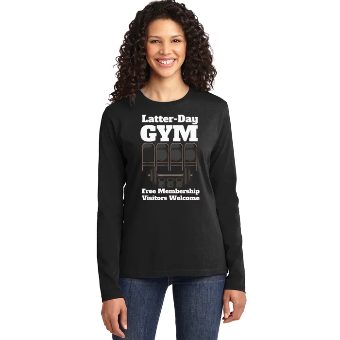 Mormons Gym LatterDay Gym LDS Missionary Ladies Long Sleeve Shirt