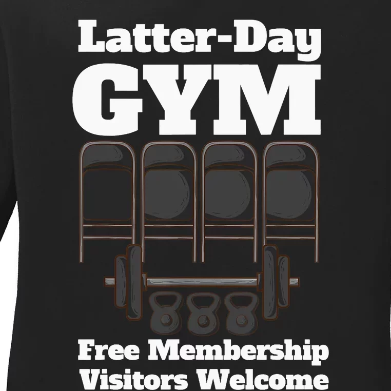 Mormons Gym LatterDay Gym LDS Missionary Ladies Long Sleeve Shirt